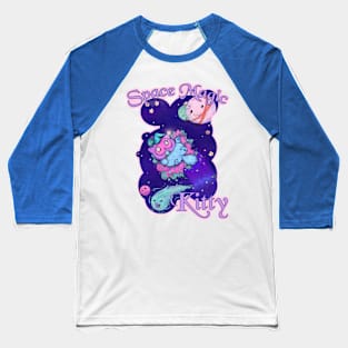 Space Magic Kitty Baseball T-Shirt